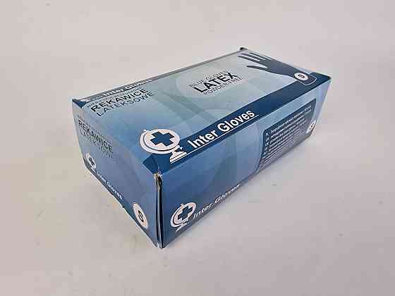 Гумові рукавички "Ambulance" Inter Globus 50 шт. (S) (1 пачка) Харків