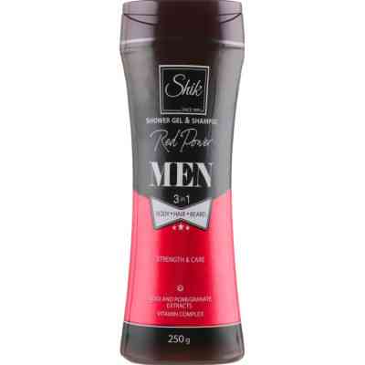 Гель для душу Shik 3 в 1 Men Red Рower 250 г (4820023369146) Вінниця