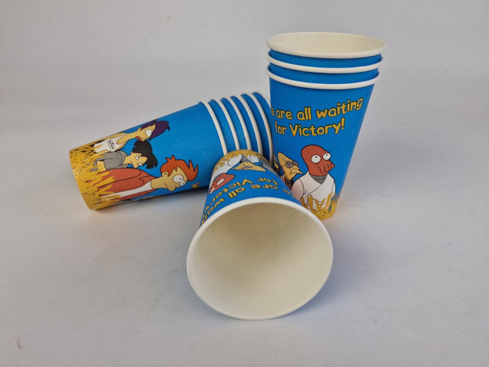 Склянка паперова 500 мл (16oz) "FUTURAMA" Маестро (35 шт.) Харків - фото 2