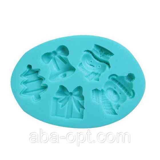 Молд силіконовий "Новий рік" 8 х 11 х 1 см (шт) Одеса