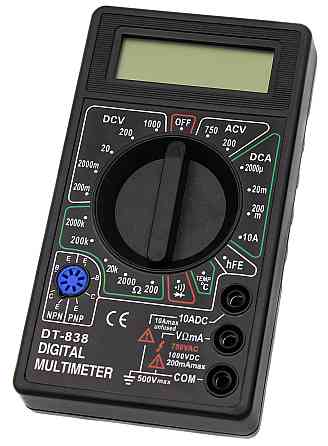 Мультиметр DT-838 (Тестера), Звукова прозвонка, Температура Дніпро