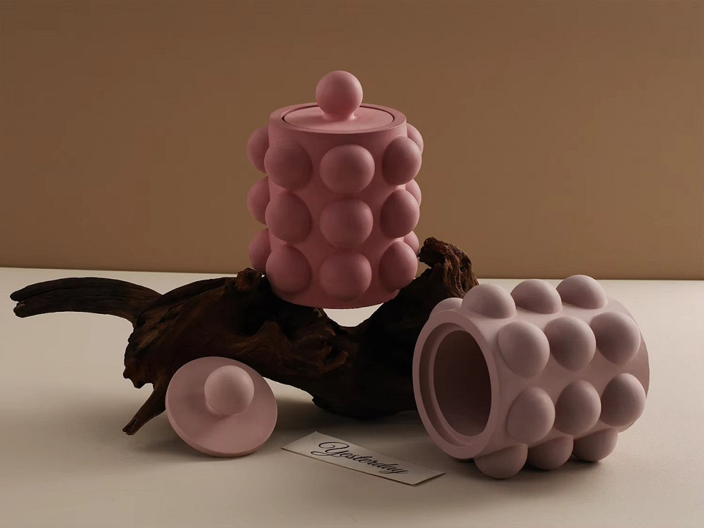 Силиконовая форма для подсвечника из смолы,глины,воска 92 х 95 мм 