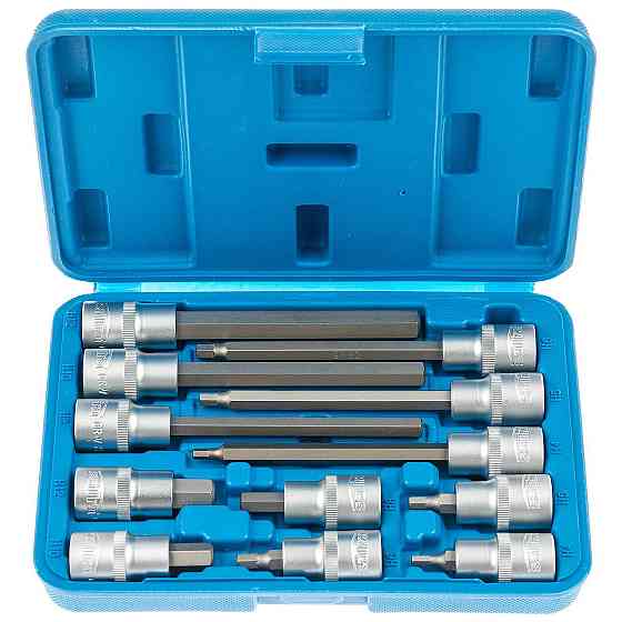 Набір ключів HEX з насадками 1/2"-12 предметів SATRA S-SH1212L Чернігів