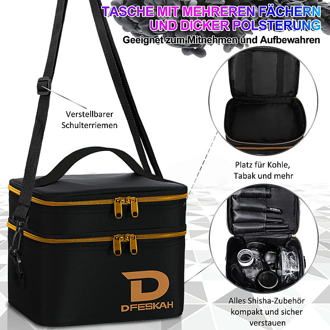 Кальян DFESKAH Shisha Set 42см 2 трубки Луцьк - фото 3