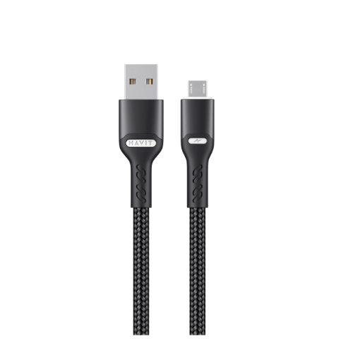 Кабель USB MicroUSB Havit HV-CB6215 3,0A 1м чорний Житомир