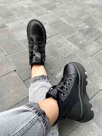 Marko Черевики жіночі DE MARKO чорні шкіра натуральна зимові размер 39-40 (4798) Коломия