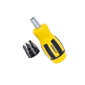 Отвертка с битами 6 шт CrV трещоточная MINI (блистер) Мукачево - изображение 2