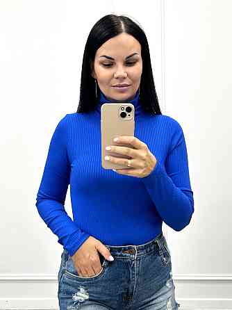 Жіночий гольф в рубчик "Made" оптом | Батал Електрик, 50-52 Київ