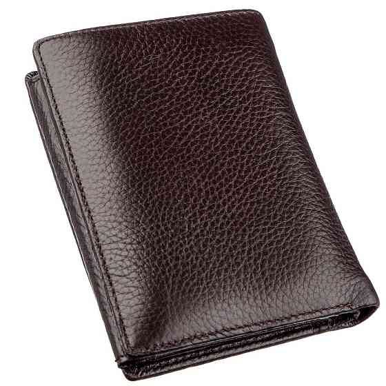 Современное мужское портмоне Boston 18825 Коричневый Киев