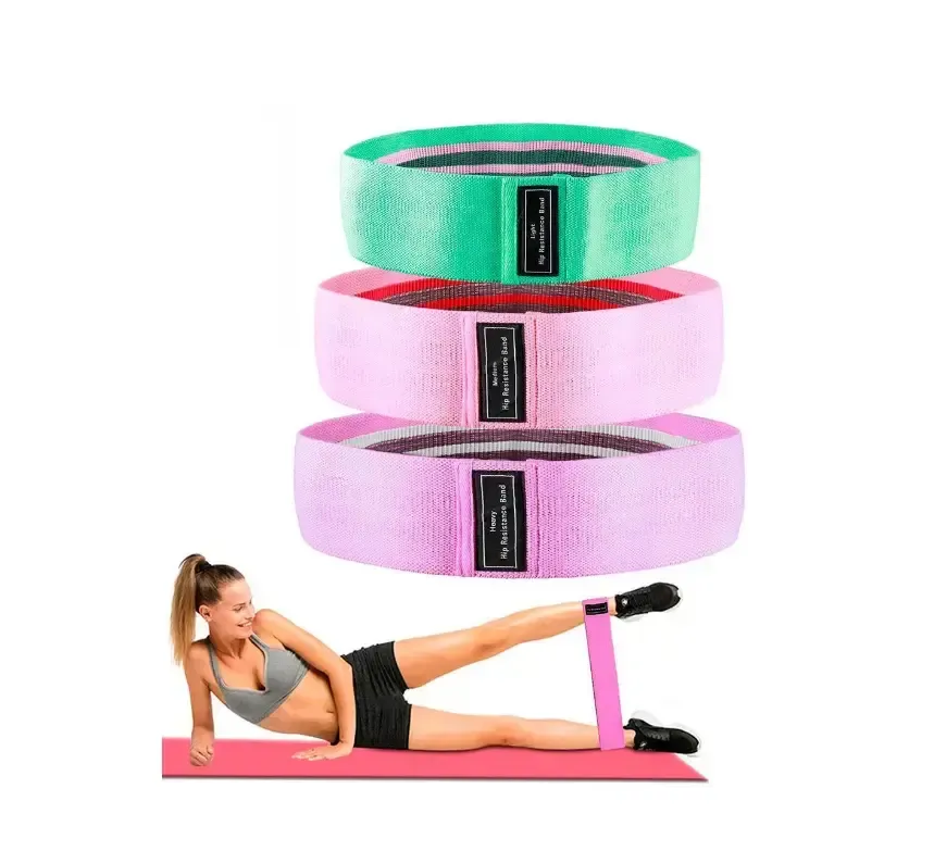 Набор тканевых фитнес резинок Luting Hip Resistance Bands 3 штуки Коломыя - изображение 6