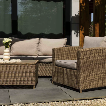 Комплект садових меблів Di Volio Veleti бежевий Київ
