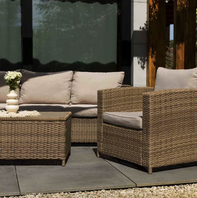 Комплект садових меблів Di Volio Veleti бежевий Київ - фото 5