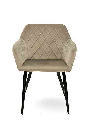 Крісло Акура HC-R17, чорний/велюр пісочний Киев