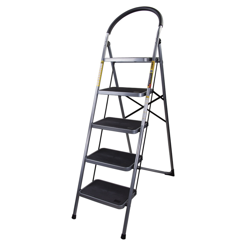 Драбина сталева 5 щаблів 1.79м FLORA (5035344) Київ - фото 1