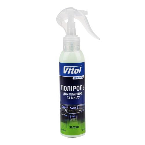 Полироль для пластика и винила Vitol 150мл Яблоко Львов - изображение 1