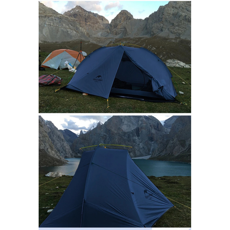 Намет двомісний Naturehike Tagar NH17T180-J, темний блакитний Киев - изображение 7