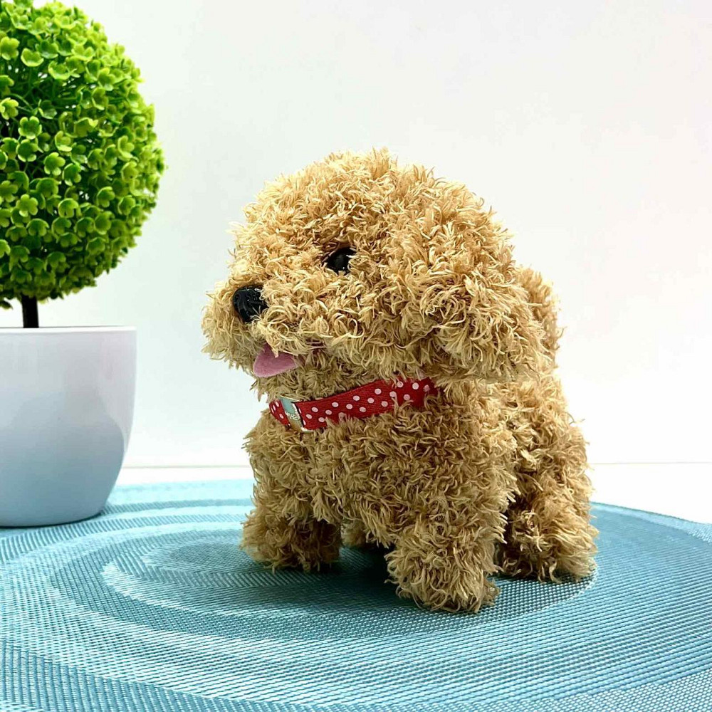 Собачка інтерактивна ходить гавкає ворушить хвостиком головою в перенесенні Коричнева (688-122A) Чернігів - фото 5