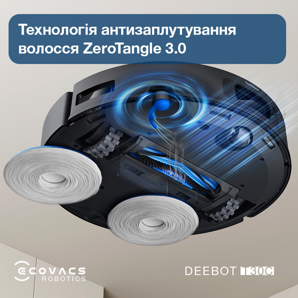 Робот-пилосос Ecovacs Deebot T30C Black (DLX71) ( 15171 ) Харків - фото 15