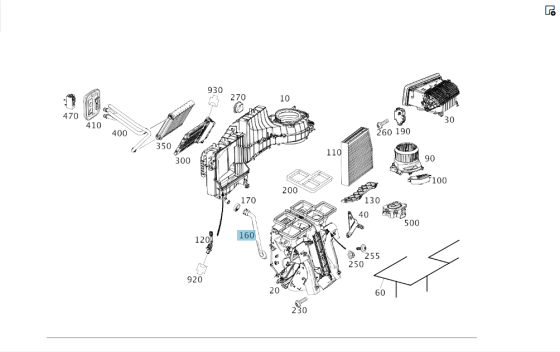 Mercedes-Benz  2468310097 Патрубок зливу конденсату з обігрівача салону CLA Shooting Brake X117 CLA C117 GLA X156 W176 B-class W242 B-class W246 Одеса