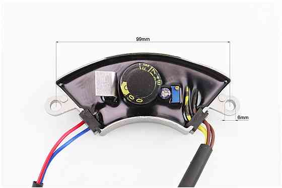 Реле напруги AVR однофазне 2-3,5 кВт (корпус - сегмент, алюміній, контакти - 2 "мама" + 4 "тато", 250V, 220µF) Київ