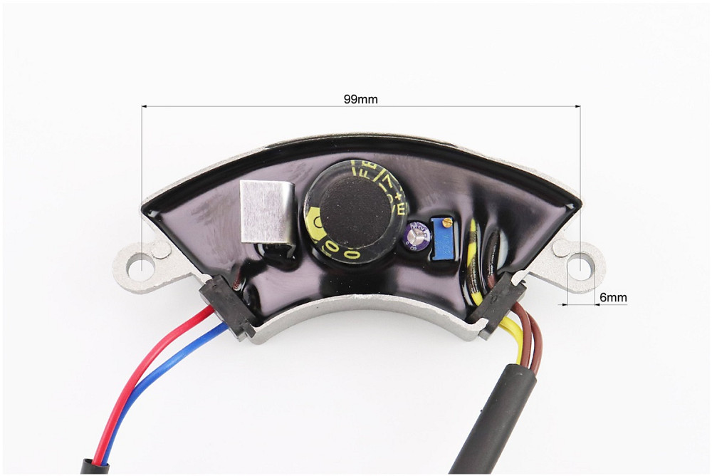 Реле напруги AVR однофазне 2-3,5 кВт (корпус - сегмент, алюміній, контакти - 2 "мама" + 4 "тато", 250V, 220µF) Київ - фото 2