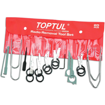 Автомобільний зйомник Toptul для автомагнітол 20шт. (JGAA2001) Вінниця - фото 1