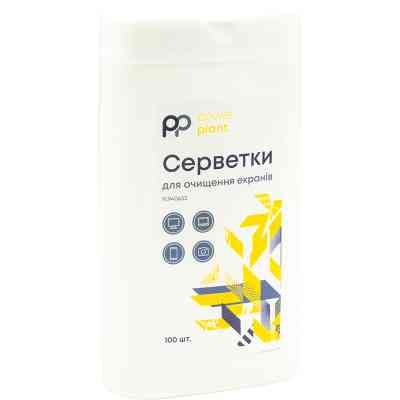 Салфетки PowerPlant Screen Cleaning Wipes, 100шт (FL940653) Винница