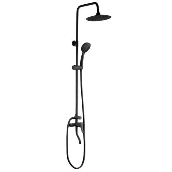 Душова колона зі змішувачем PLAMIX RAIN-009-J BLACK     ( PM0683 ) 39016 Харків