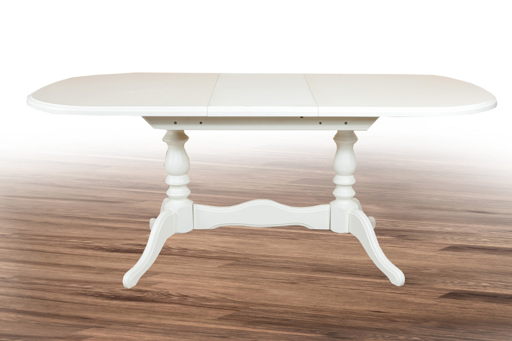 Стіл обідній Вавілон ( 150+40 )*90  білий Київ - фото 2