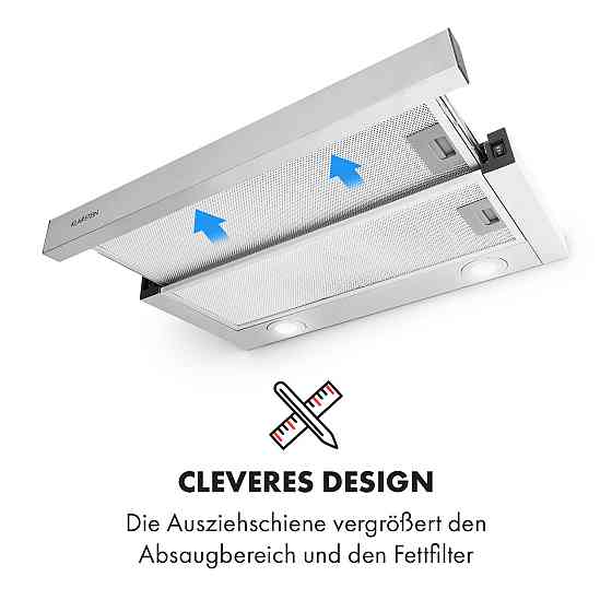 Вытяжка Viola нержавеющая сталь 59,6 см 612 м³/ч EEC A серебро серебро (Германия, читать описание) Ровно