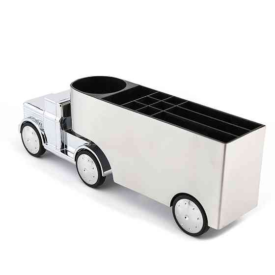 Органайзер настольный Troika Трак для канцелярии Хром Винница