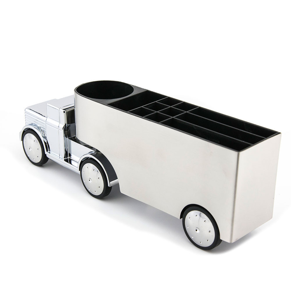 Органайзер настольный Troika Трак для канцелярии Хром Винница - изображение 4