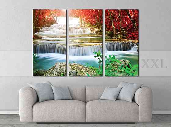 Модульна картина Природа Водоспад Art-191_XXL Київ