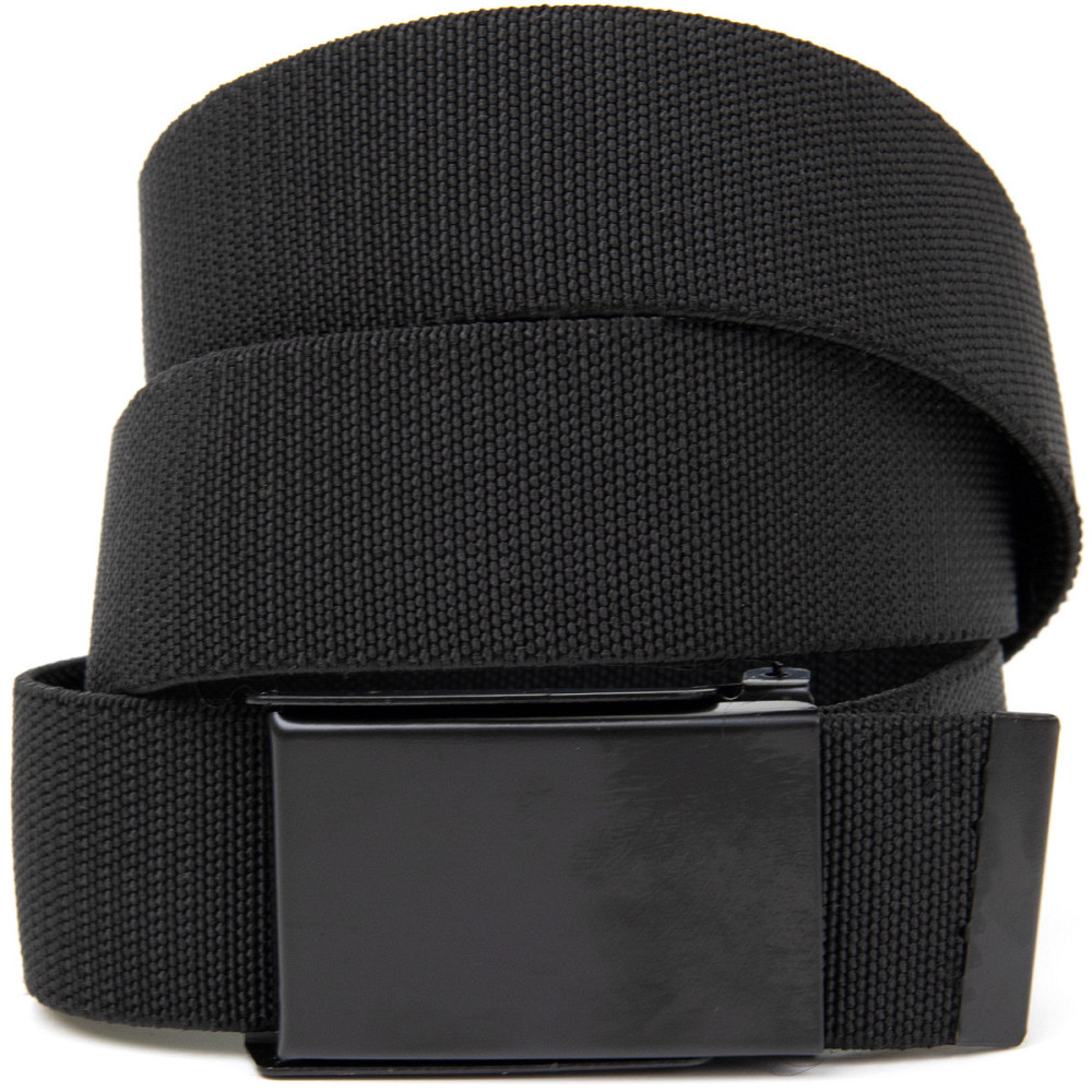 Текстильный ремень с черной пряжкой Vintage 20530 Черный Киев - изображение 8