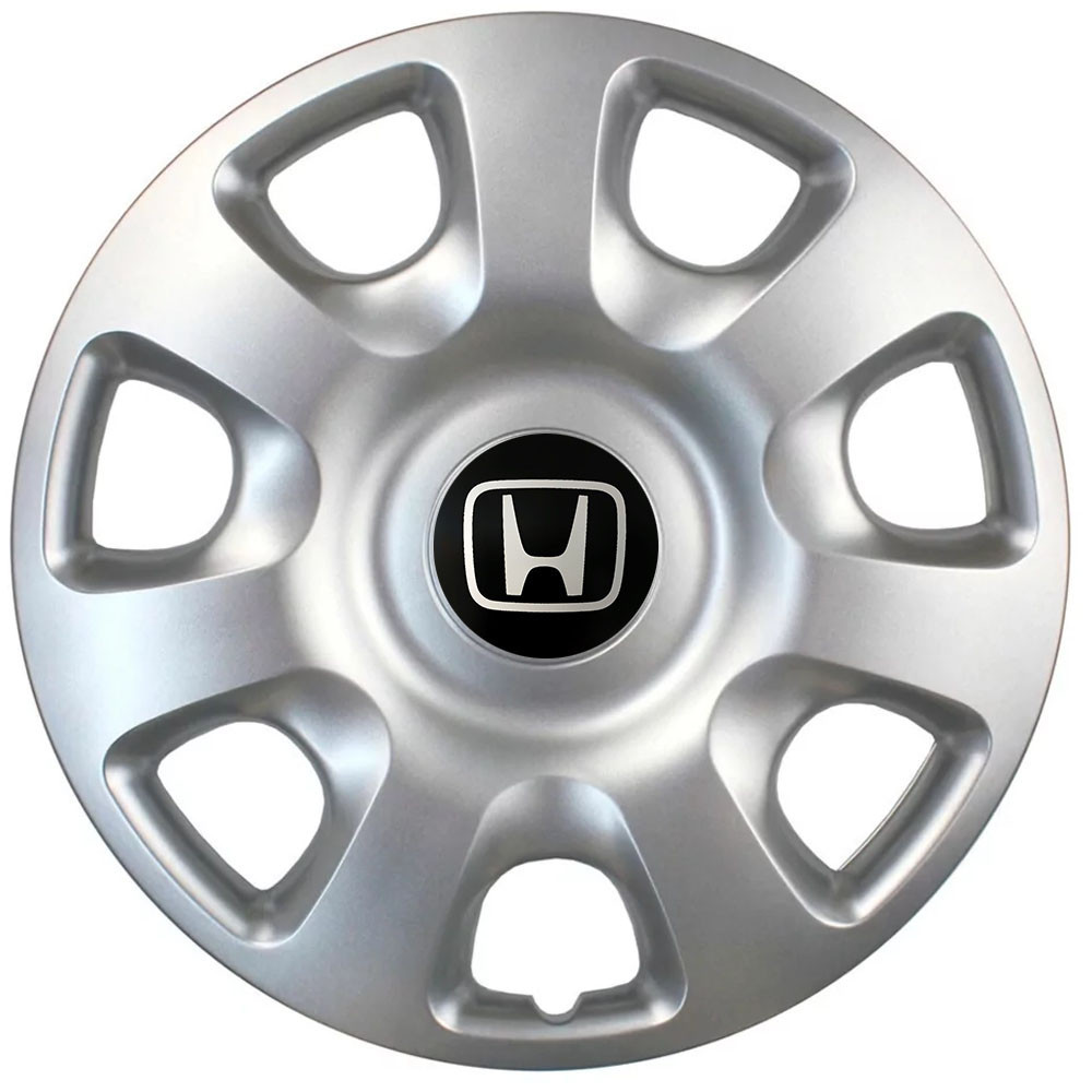 Автомобильные модельные колпаки R15 Honda 336 4шт, SJS, серебряные Киев - изображение 1