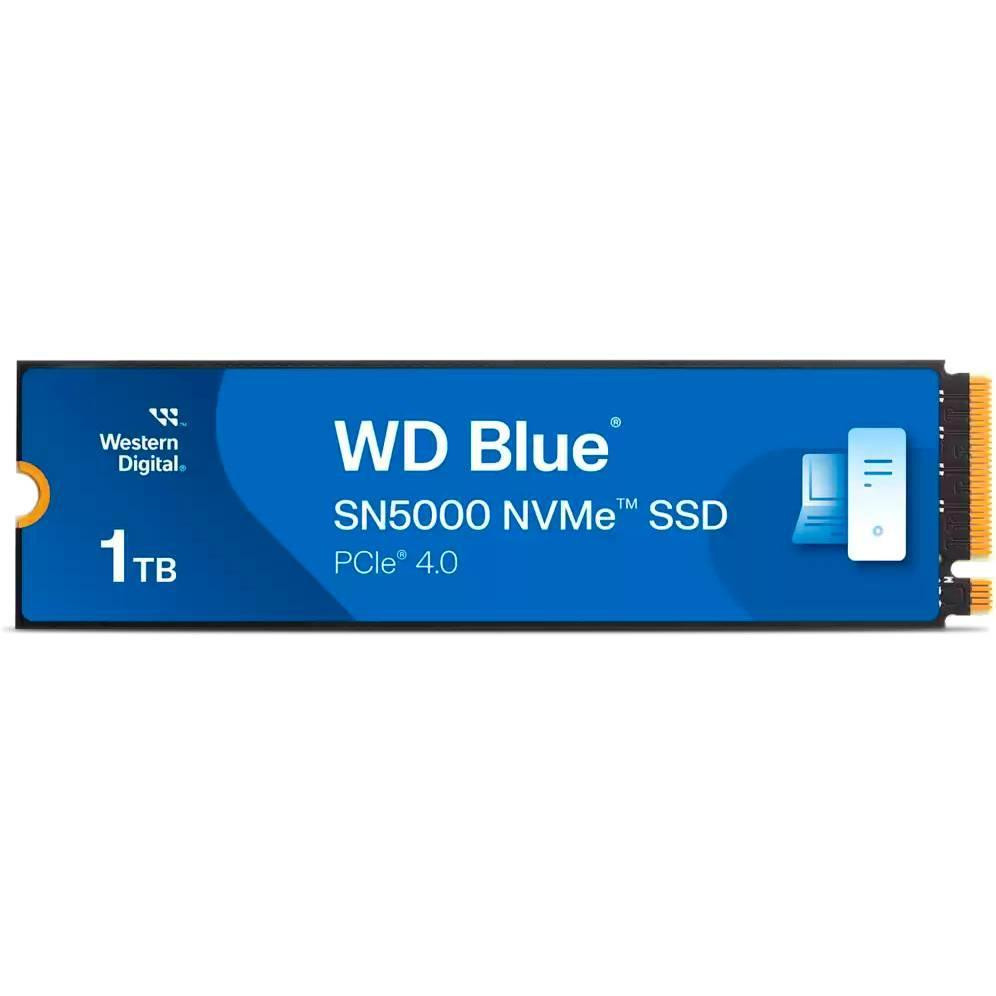 Накопичувач SSD 1 TB WD Blue SN5000 M.2 2280 PCIe 4.0 x4 3D NAND TLC (WDS100T4B0E) ( 29094 ) Харків - фото 1