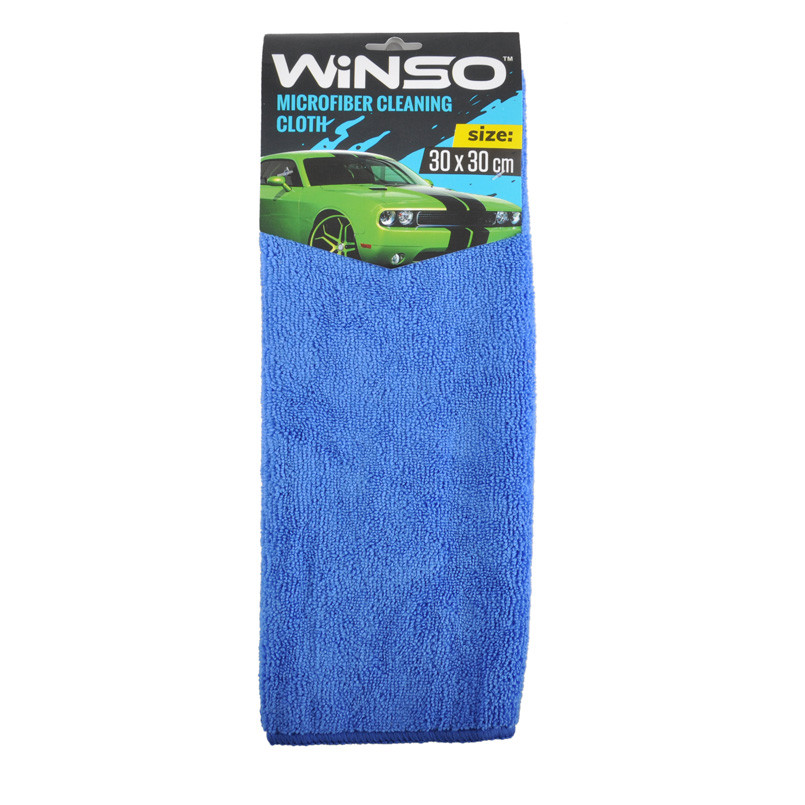 Ганчірка з мікрофібри Winso 30x30см синя Львів - фото 1