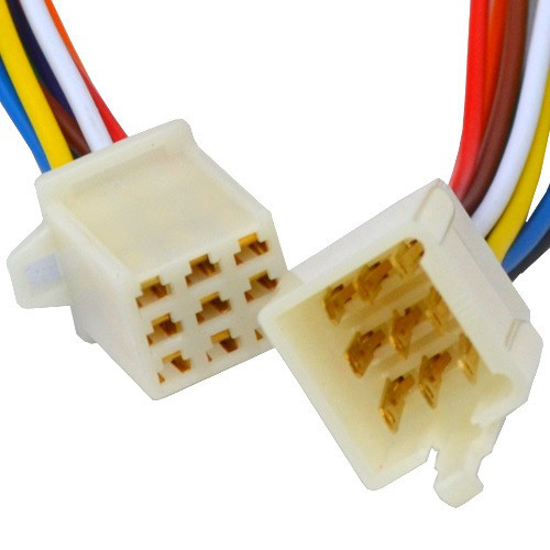 Роз'єм автомагнітоли 9-контактний, з кабелем Полтава - фото 1