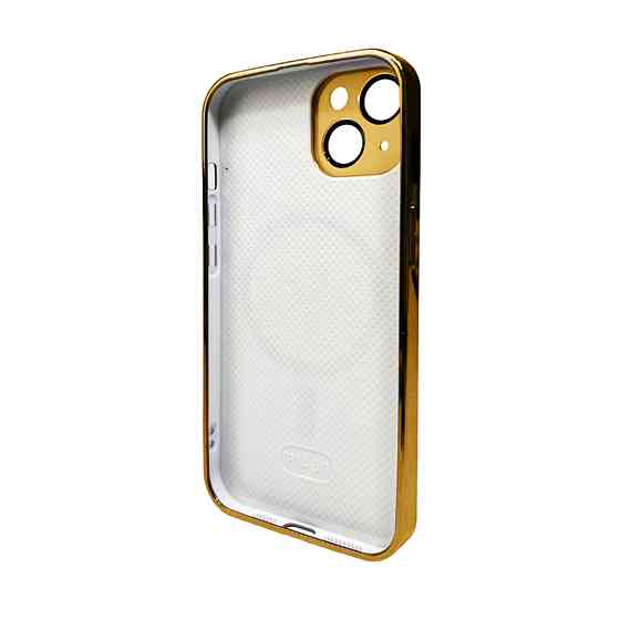 Чохол для смартфона AG Glass Sapphire Frame MagSafe Logo for Apple iPhone 14 Gold Киев