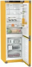Холодильник Lodówka Liebherr CNDYE5223 z zamrażalnikiem dolnym 185,5 cm Żółta Киев