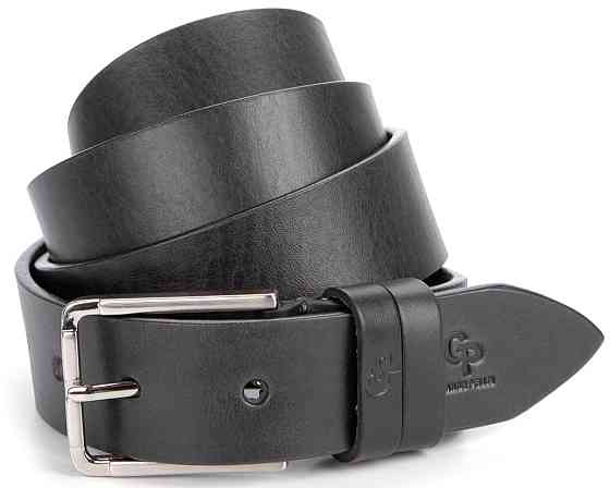 Ремінь чоловічий GRANDE PELLE 00865 шкіра Чорний Київ