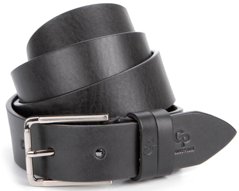 Ремінь чоловічий GRANDE PELLE 00865 шкіра Чорний Київ - фото 1