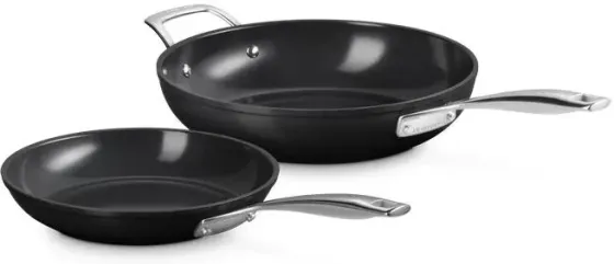 Le Creuset - Zestaw Patelni Głębokiej i Płytkiej z Powłoką Ceramiczną Киев