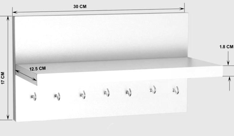 Ключниця дерев'яна "Тракай" зефір Миколаїв - фото 2