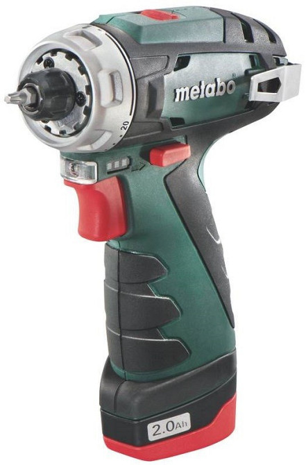 Акумуляторний шуруповерт Metabo PowerMaxx BS Basic 2х2,0 Ач пластиковий чемодан (600080500) Київ - фото 3