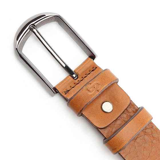 Ремінь чоловічий Італії GRANDE PELLE 00244 Рудий Київ