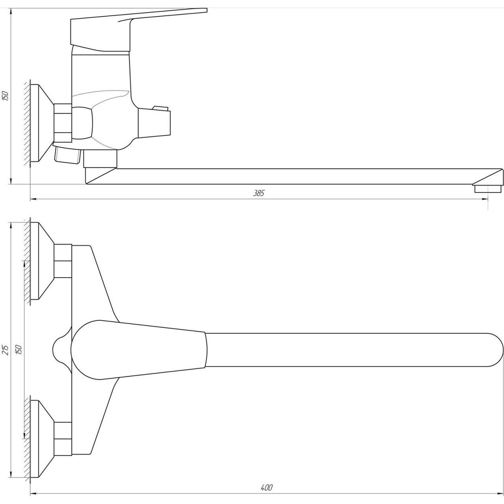 Змішувач для ванни DOMINO BLITZ DBC-208 (000010464) Київ - фото 5