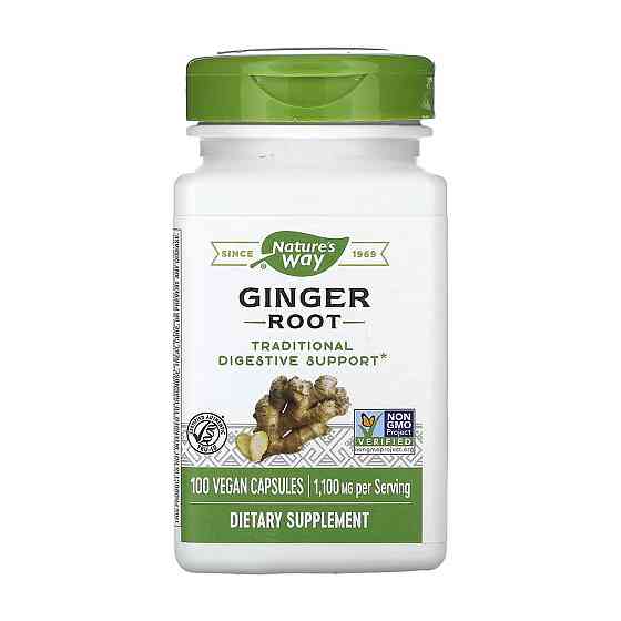 Имбирь Nature's Way Ginger Root 100 капсул Луцк