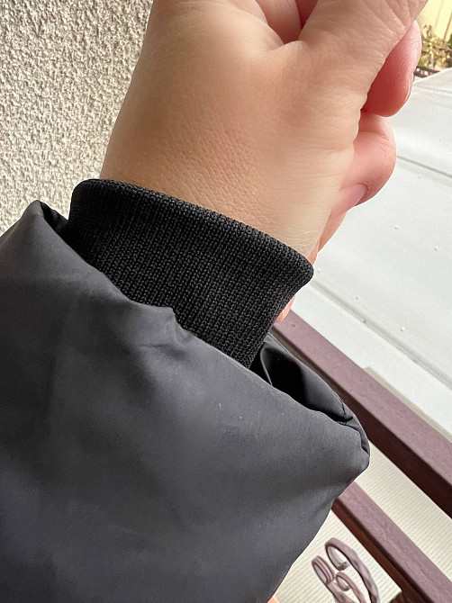 Куртка женская Lady Yep 9045 длинная бедра с капюшоном пальто черная, черный, 46 Киев - изображение 6