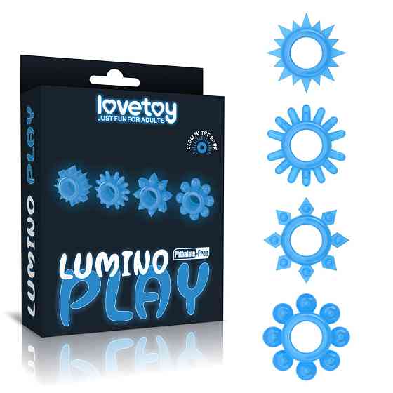 Набір ерекційних кілець - Lumino Play Penis Ring Sex Aura Київ